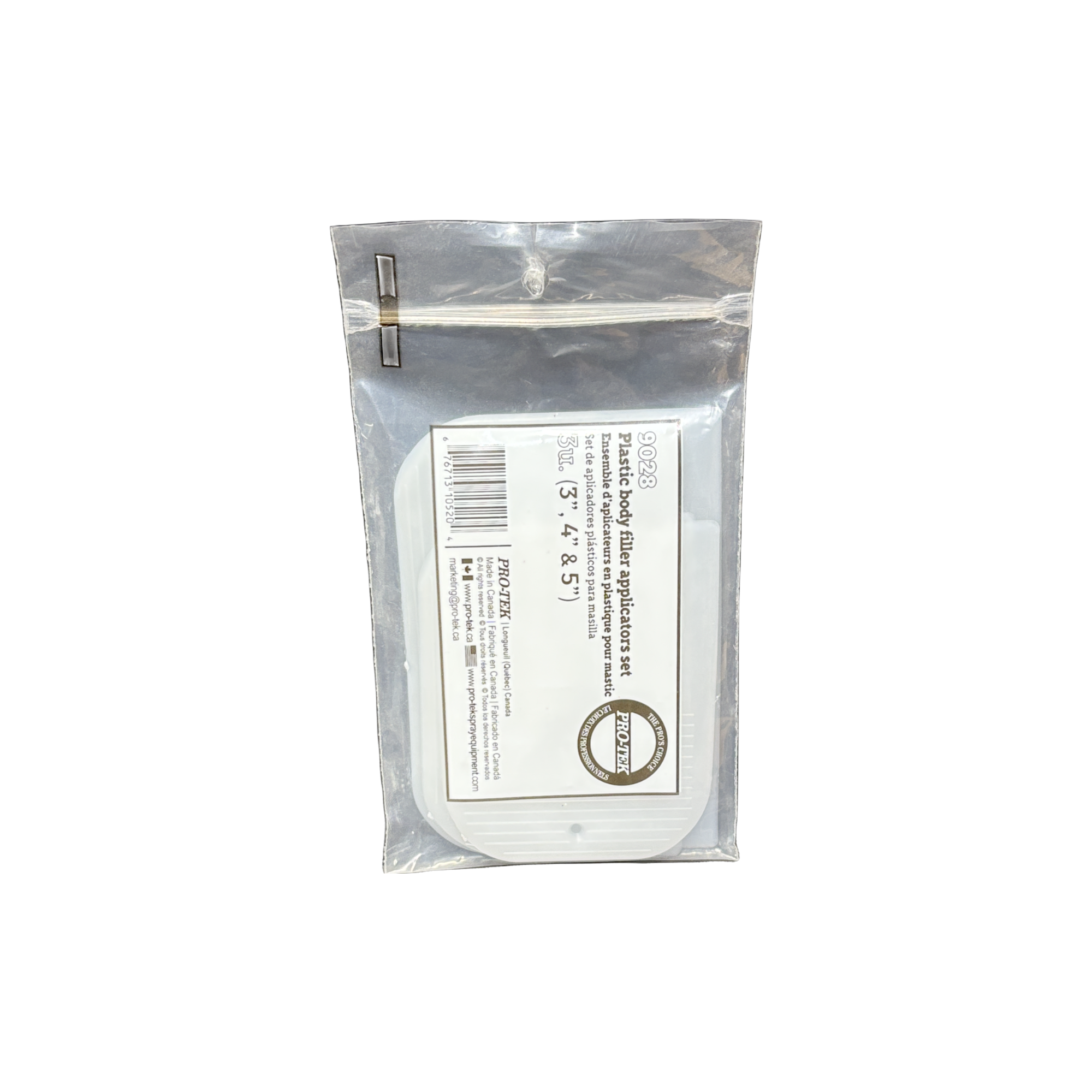 Kit d'applicateurs pour mastic